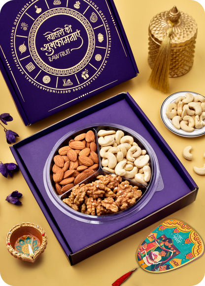 Diwali Gift Box Cashew Almond Walnut