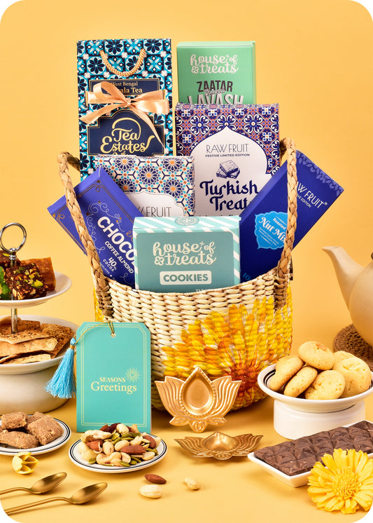 Diwali Gift Box: Cookies, Sweets, Chocolate & DryFruits