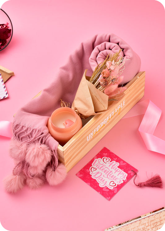 Valentine's Day: Wooden Box Gift Hamper