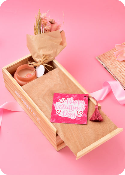 Valentine's Day: Wooden Box Gift Hamper