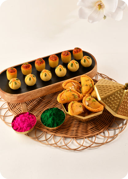 Holi Gift Pack Thandai & Pan Laddoo, & Shahi Gujiya