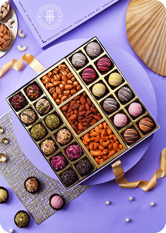 Blissful Gift Pack : Ladoo Marzipan & Roasted Dry Fruits