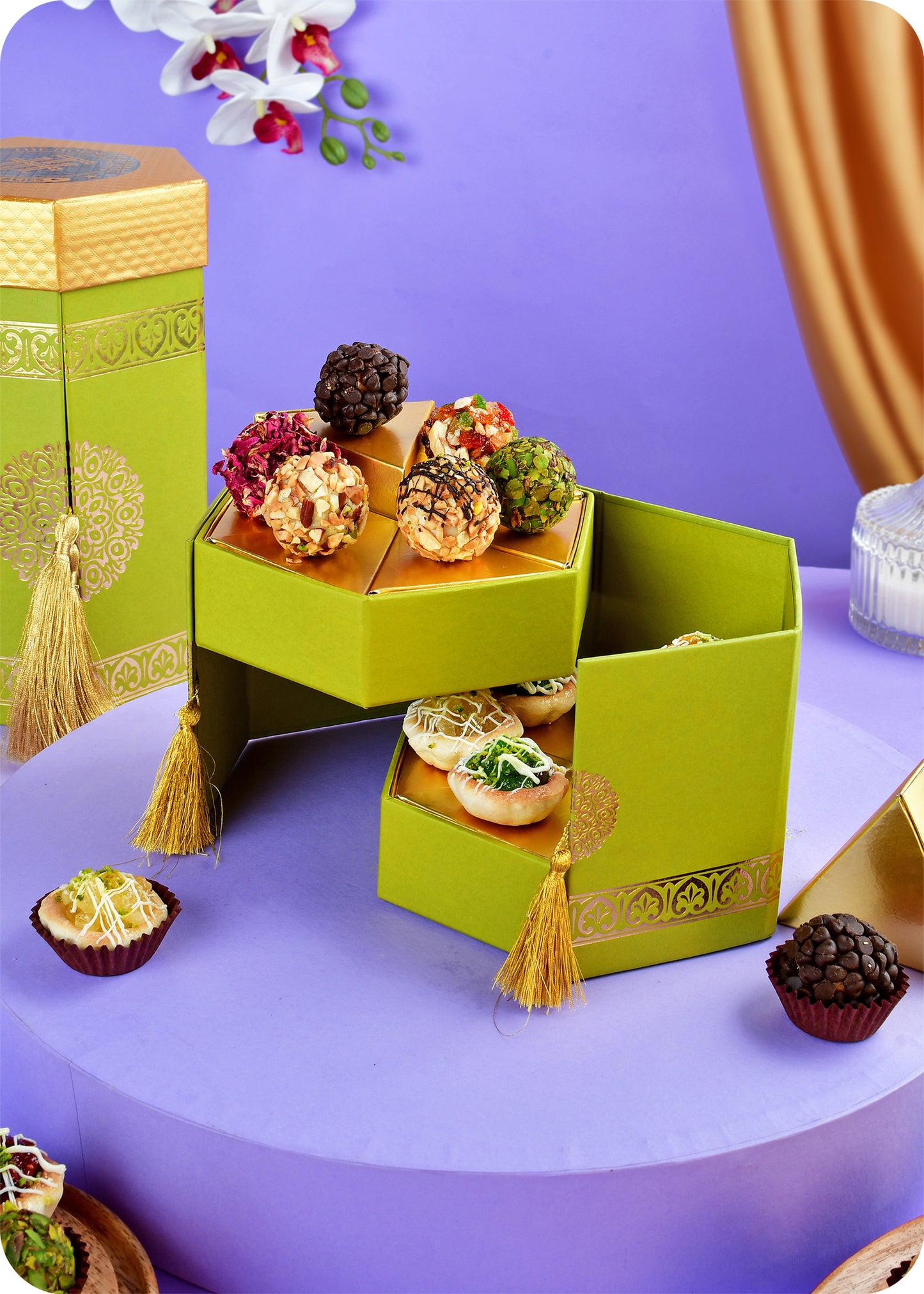 Eid Assorted Sweets Gifts Box pack of 12