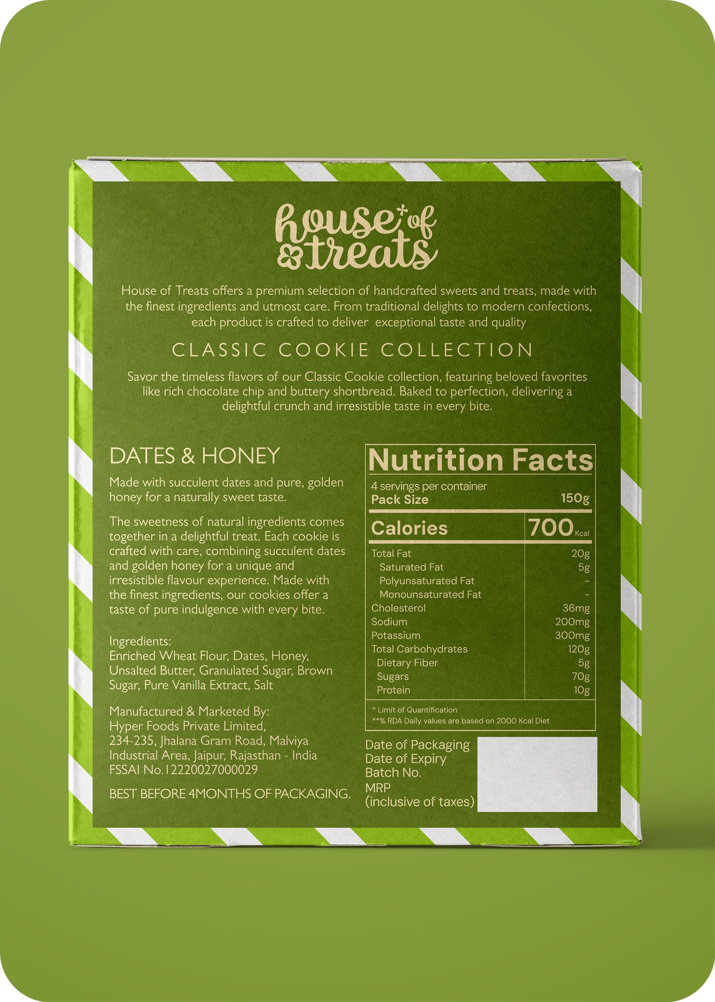 HyperFoods® Dates & Honey Cookies