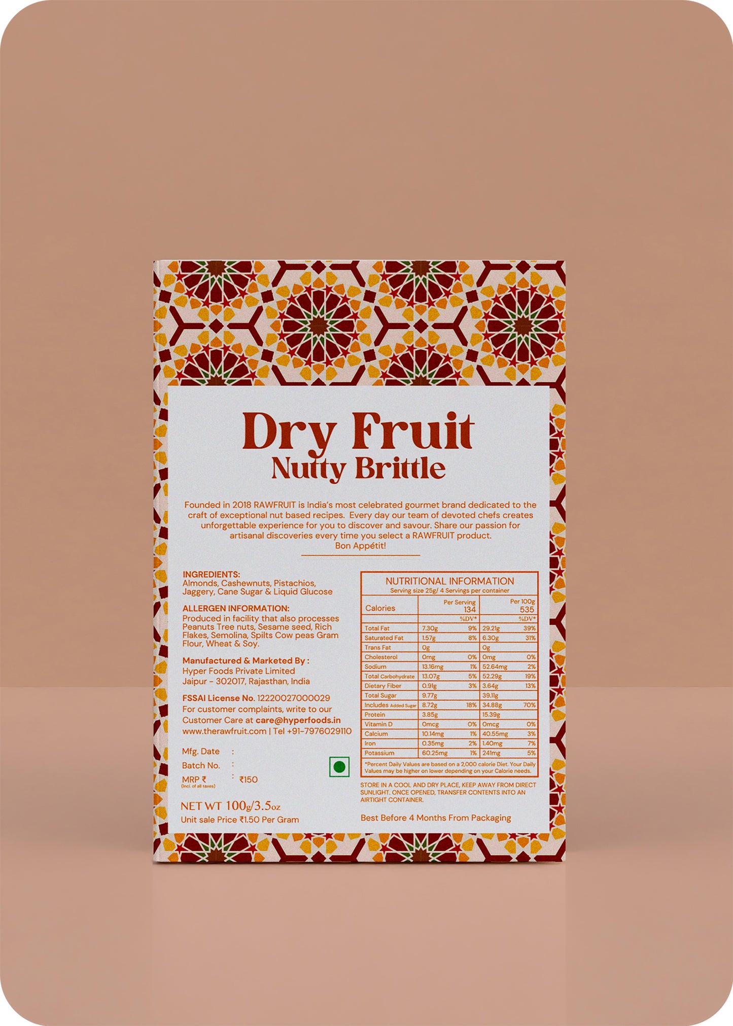 HyperFoods®  Dry Fruit Nutty Brittle