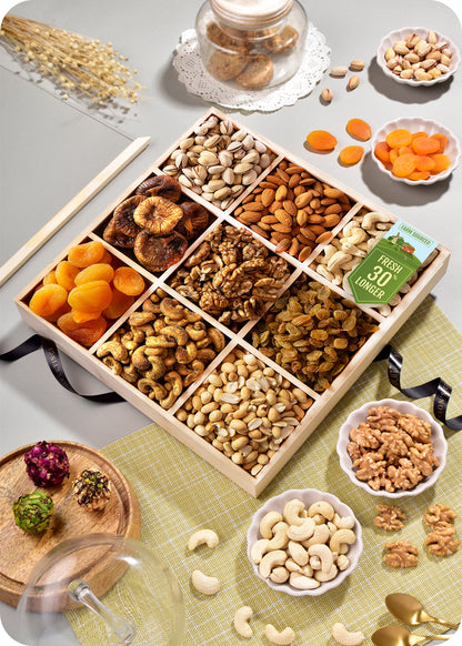 Diwali Medley: 9 Dry Fruits Tray