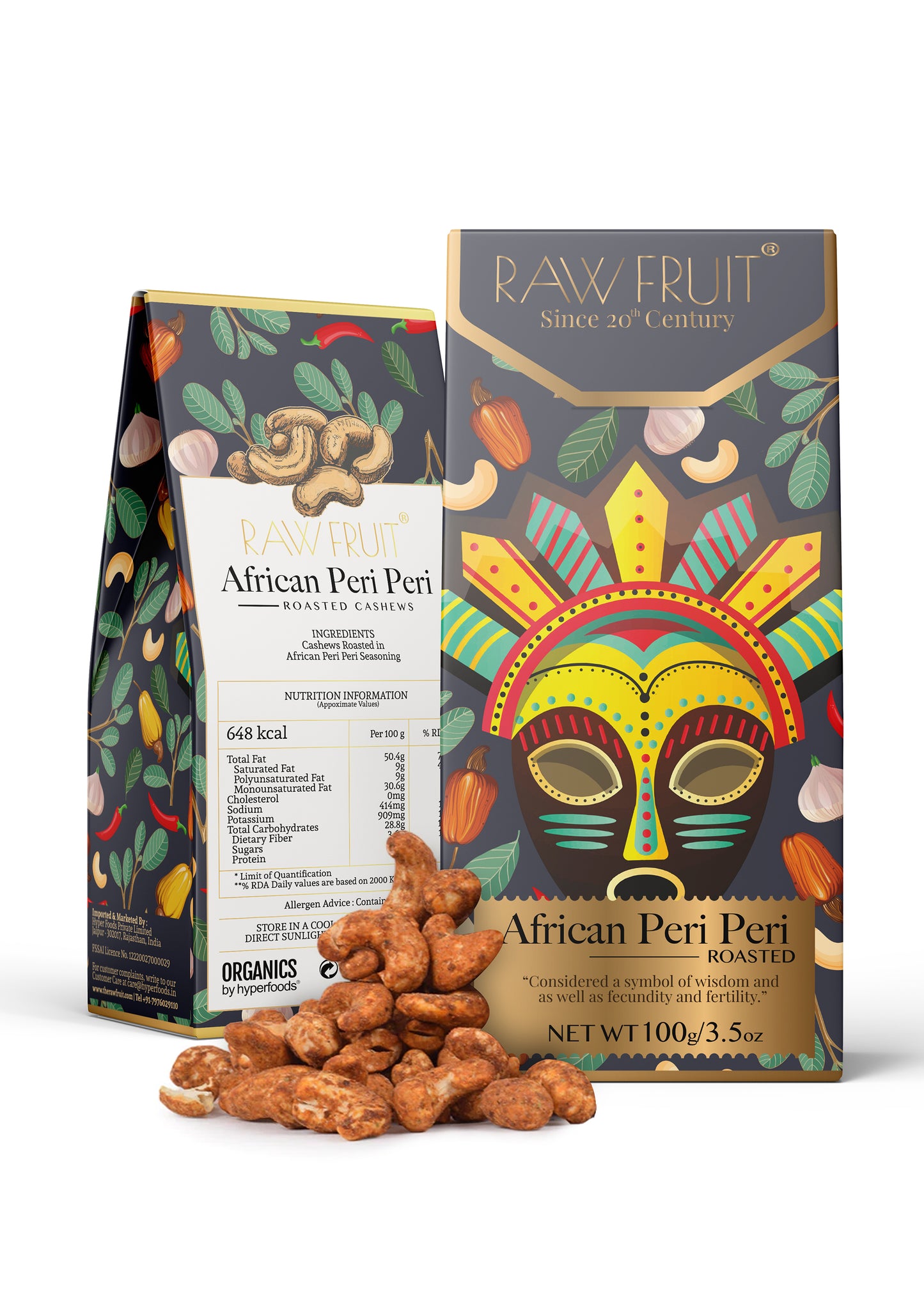 Peri Peri Roasted Cashew Dry Fruit Gift Pack