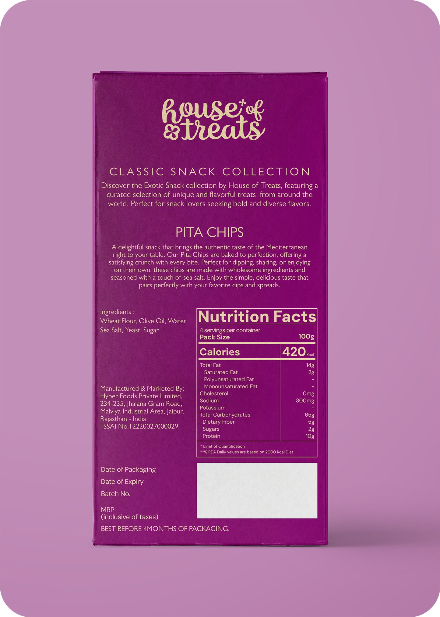 HyperFoods® Pita Chips Snacks