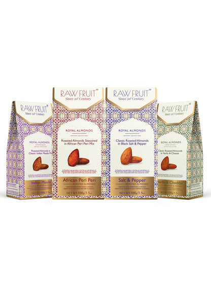 Pack of 4 Roasted Almonds Dry Fruit Gift Hamper