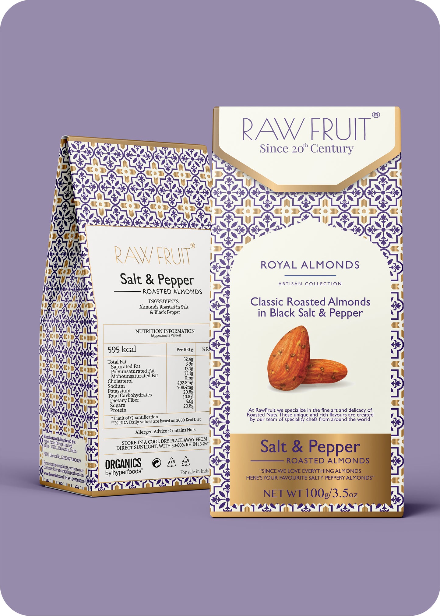 Black Pepper Roasted Almonds Dry Fruit Gift Pack