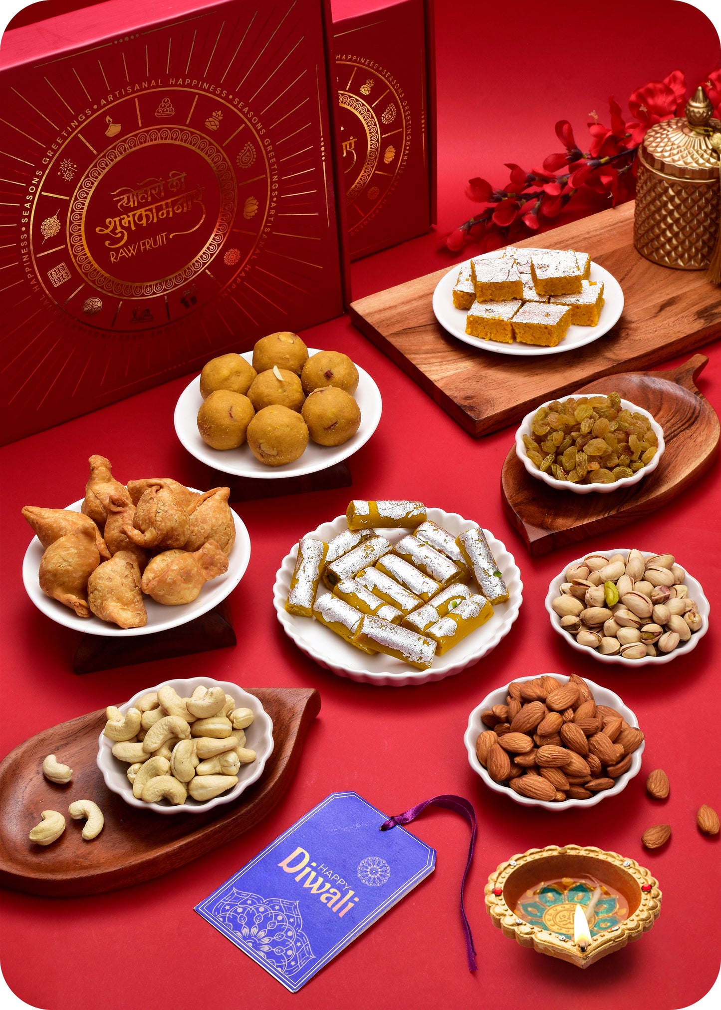 Diwali Gift Pack Sweets & DryFruits