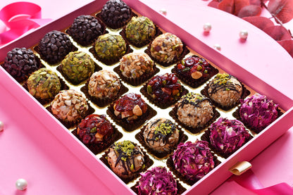 Assorted Gourmet Sweets (laddoo)- 24 Piece