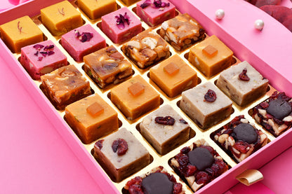 Assorted Cashew Fudge- 24 Piece