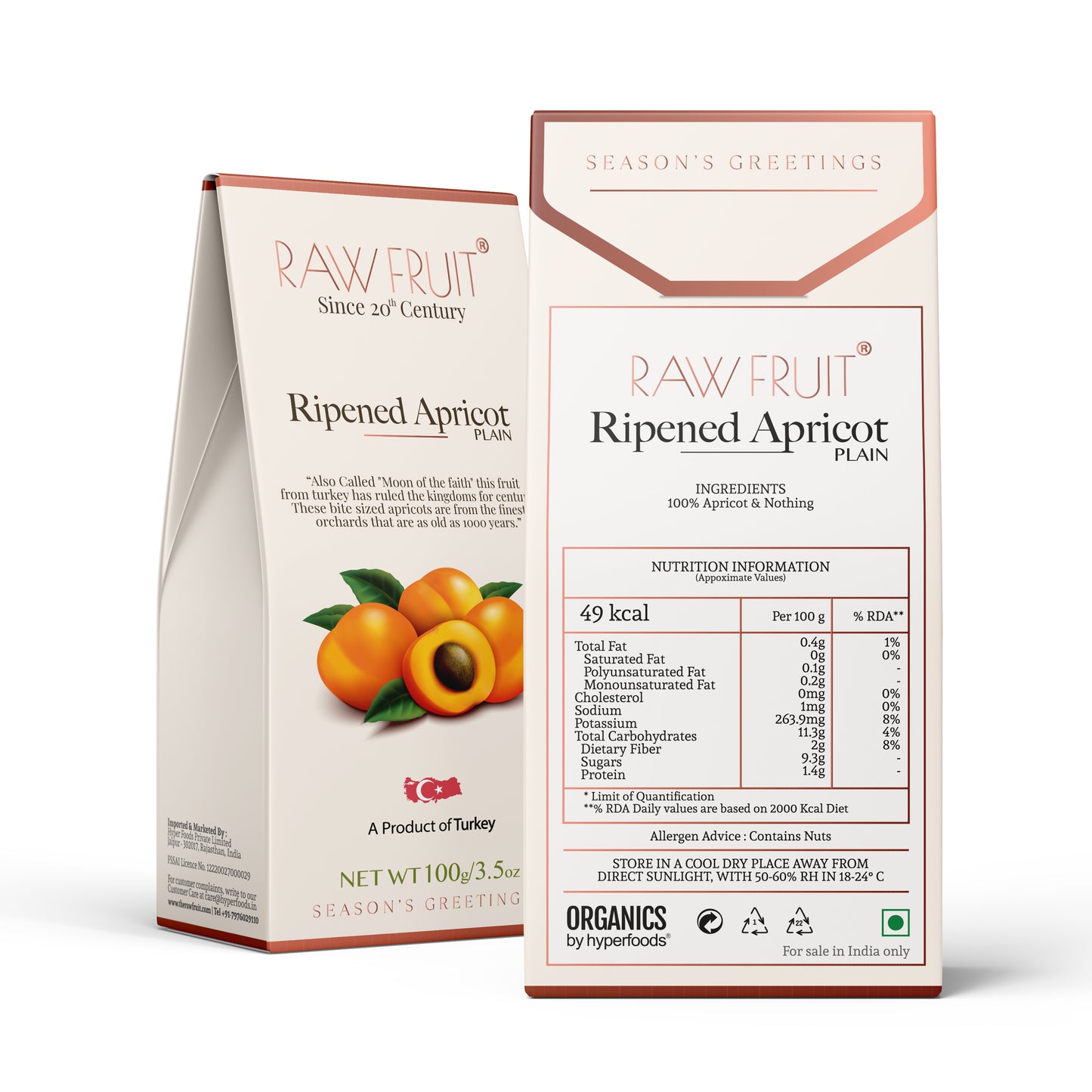 RawFruit Turkish Apricot Pack