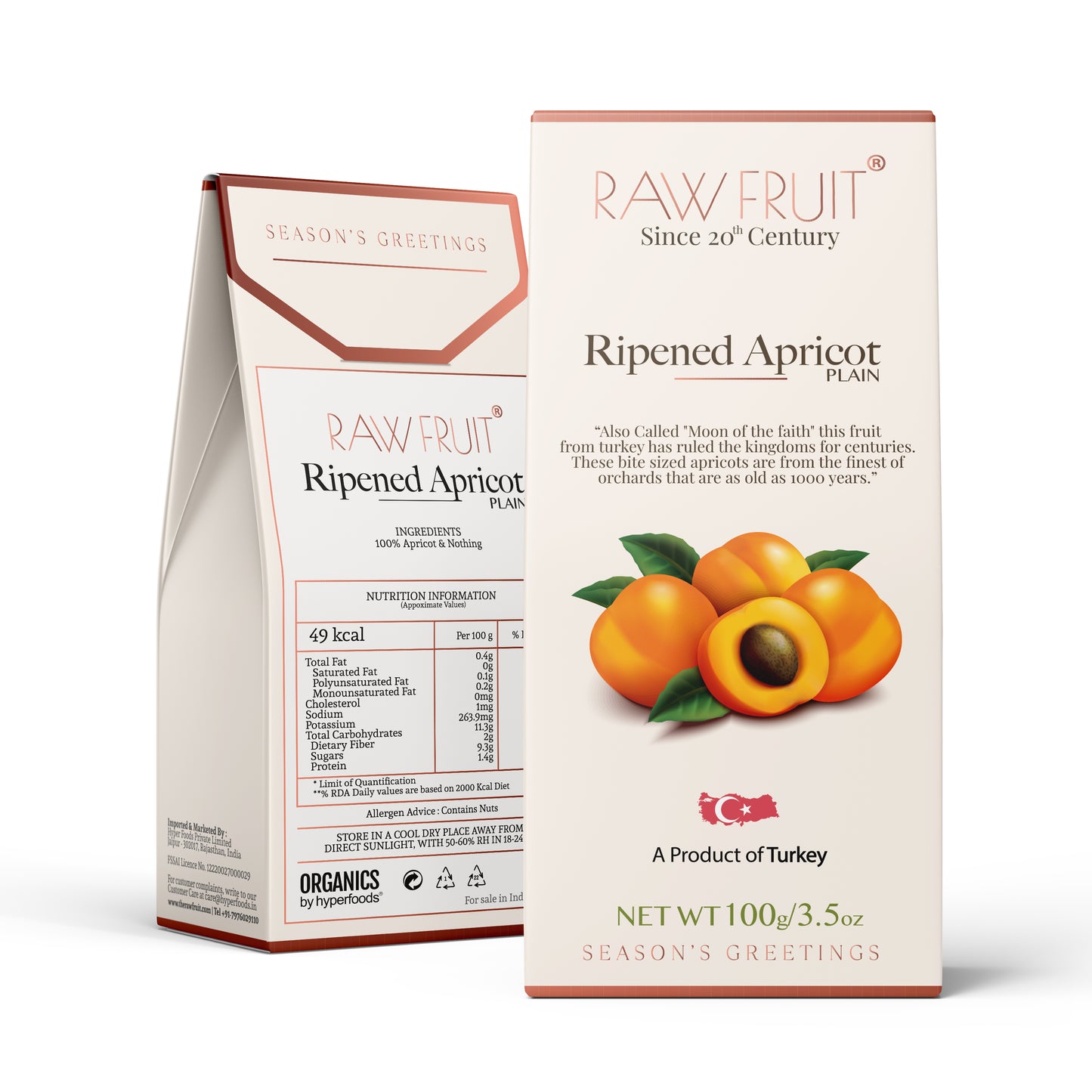 RawFruit Turkish Apricot Pack