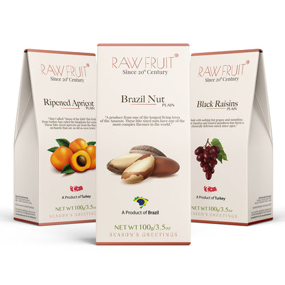 Dry Fruits Combo Pack Brazil Nut, Apricot, & Black Raisins