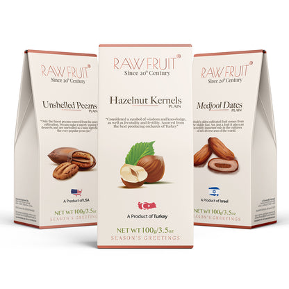 Dry Fruits Combo Pack Hazel Nut, Pecans, & Dates