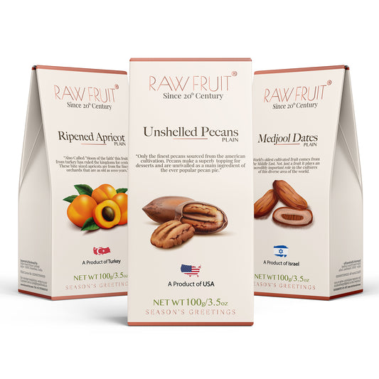 Dry Fruits Combo Pack Pecans, Apricot, & Dates