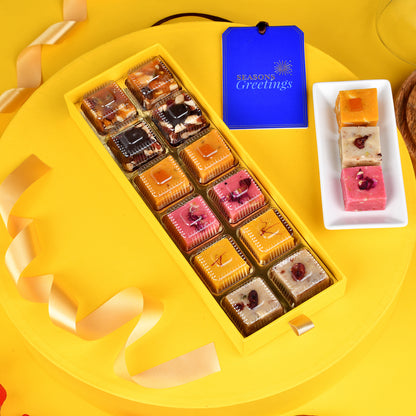 Assorted Cashew Fudge- 12 Piece