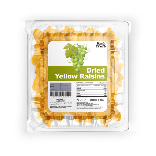 Raw Fruit Dried Golden Raisins